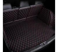 Trunk Protector For Mazda CX-5 CX5 CX 5 KF 2017 2018 2019 2020 2021 2022 Leather Rear Trunk Mat Liner Floor Tray Carpet Mud Pad Guard Car Rear Trunk Mat(BIACK RED B)