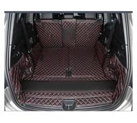Trunk Protector For Mercedes For Benz GLB 180 200 X247 SUV 2019-2021 Car Trunk Mat Rear Luggage Box Protection Pad Pu Leather Cargo Mat(Black Red 4pcs,Five Seat)
