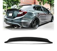 Trunk Spoiler Compatible with 2012-2015 Honda Civic Sedan, PP Matte Black IKON Duckbill V2 Style Rear Tail Lid Racing Wing