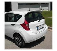 Trunk Spoiler For Nissan For Versa For Note E12 Hatchback 2012-2018 Rear Roof Spoiler Wing Lip Body Kit Glossy Black ABS Car Rear Wing Lip(White)