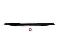 Trunk Spoiler Lip Kit, Akozon Universal Car Rear Roof Trunk Spoiler Lip Tail Wing Rubber Glossy Black Anti UV Rubber Spoiler
