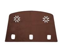 Trunk Sun Protection Pad Flannel Interior Heat Insulation Sun Shade Mat Compatible with 2017-2023 and Model Y 2021-2023 Black (Brown)