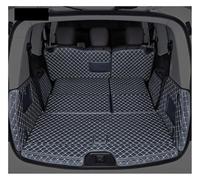 Trunk Tray Floor Mats Protector For Lincoln For CORSAIR 2020 Leather Car Trunk Mat Seat Kicking Pad Carpet Protector Full Cover Tail Box(Black beige)