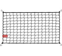 TrunkExpert Boot Net Compatible with Audi Q7 I SUV: 2005-2015 Luggage Net with 4 Hooks for Attaching Boot Net Organiser Elastic Organiser & Securing for Car Net