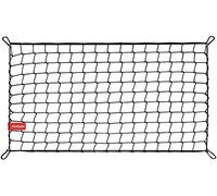 TrunkExpert Boot Net Compatible with Peugeot 3008 II SUV: from 2016, Luggage Net Elastic Boot Net Organiser & Safety for Car Net Storage Mesh Bag with Velcro