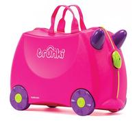 Trunki Children’s Ride-On Suitcase and Kid's Hand Luggage | Ideal 3 Year Old Girl Gift : Trixie (Pink)
