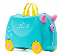 Trunki Children’s Ride-On Suitcase and Kid's Hand Luggage | Unicorn Gifts for 3-4 Year Old Girls : Una Unicorn (Teal)