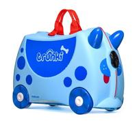Trunki Doug Children's Suitcase: Wheeled Hand Luggage for Kids, Ba Blue, 47 x 32 x 21 cm, Kids' Luggage with Multifunctional Strap