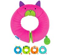 Trunki Kid's Travel Neck Pillow And Chin Rest | Support Sleepy Heads in the Car Seat, Plane, Bike or Pram | Yondi SMALL Betsy (Pink)
