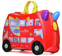 Trunki Peppa Pig 4 Wheel Hard Kids Ride-On Suitcase - Red