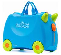 Trunki Terrance 4 Wheel Hard Ride On Suitcase - Blue