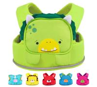 Trunki ToddlePak - Fuss Free Baby Walking Reins And Toddler Safety Harness ? Dudley Dinosaur (Green)