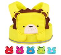 Trunki ToddlePak - Fuss Free Baby Walking Reins and Toddler Safety Harness - Leeroy Lion (Yellow)