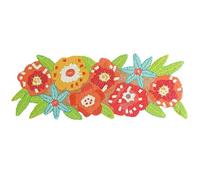 Trunkin' Beautiful Beaded Table Runner // Decorative Runner for Center & Dining Table // Thanksgiving, Occasional Decoration // Multicolour // Medium // Pack of 1 Measure 36 X 13 Inch