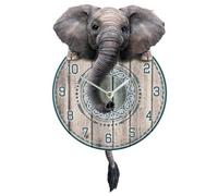 Trunkin' Tickin' Elephant Pendulum Wall Clock - Nemesis Now
