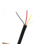 Trunking Solid Silicone Rubber Insulated Copper Wire 0.3-6mm² 2-6 Cores 1M(4 Cores,Square 6.0mm)