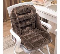 TRUNXUCL Winter Heated Seat Cushion for Chair, Heated Armchair Cushion, 9 speed Temperature Adjustment and Timing, Heated Cover Seat Cover for Home Office(Brown)