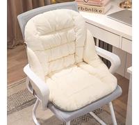 TRUNXUCL Winter Heated Seat Cushion for Chair, Heated Armchair Cushion, 9 speed Temperature Adjustment and Timing, Heated Cover Seat Cover for Home Office(White)