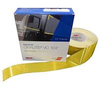 Trupa Réflexite 50m x 50mm Self prismatic retroreflective tape VC104+ Yellow Orafol
