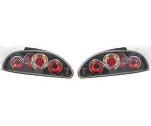 TRUPART LTD Rover MGTF 1995-2002 Black Lexus Rear Tail Lights Pair + Free Ultimate Styling Air Freshener