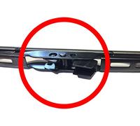Trupart TV35 Single Rear Window Wiper Blade x1 Framed Metal 14" Inch 35cm Long