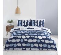 Truro Pebbles Duvet Cover Set Reversible Bedding 100% Easy Care Microfibre Polyester