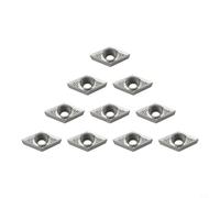 Trurovem 10Pcs DCGT11T302-AK Indexable Carbide Inserts for CNC Lathe Tooling, DCGT Turning with High Grip Strength for Metalworking and Manufacturing