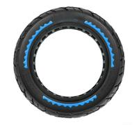 Trurovem 10x2.5 Solid Off-Road Tire for MaxG30 Series Electric Scooters, Wear-Resistant Rubber with 45mm Caliper Grooves for Superior Grip and Puncture- Riding on Rough(Blue line)