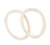 Trurovem 2 Pcs Bike Fork Sponge Foam Rings Oil Seal Dust Wiper for RockShox Front Fork, 30-40mm ID Foam Bushing for Suspension Maintenance and Dirt Absorption, White(36mm)