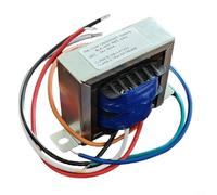 Trurovem 24V 40VA Control Transformer for HVAC Furnace, Single Phase Step Down Unit with 120/208/240V Input, Class B Insulation Metal Housing, Silver Finish, 68x59mm Size(1PCS)