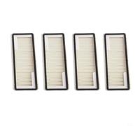 Trurovem 4 Pack Replacement Filters for Narwal For Freo X For Ultra & For Freo X Plus Robot Vacuum, High-Efficiency Dust Capture, For Easy Install, For Plastic and Filter Paper, White