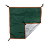 Trurovem Camping Tent Fly Sheet Rain Cover Tarp, Waterproof Sunscreen Canopy Top Shelter for Outdoor Hiking, Lightweight Polyester Windproof Awning with Hooks, Green(green)