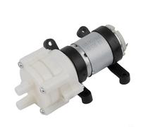 Trurovem DC Diaphragm R385 for Aquarium Fish Tank Water Circulation, Low Noise 6-12V, 1.5-2L/Min Flow, For Head, Compact Design for Hydroponics and Tea Stove