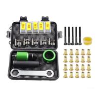 Trurovem Electric Rivet Adapter, Cordless Drill Nut Setter, Rivet Nut Insert Tool Kit with 5 Mandrels and Nuts for -M8 Aluminum Alloy Hand Tools for Auto Repair(3-8)