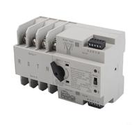 Trurovem For Dual Power Automatic Transfer Switch 125A For Timer For Relay AC 110V/220V/400V 50/60Hz PC Housing for Uninterruptible Power Supply Manual or Electric(4P 125A 400V)