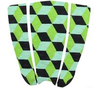 Trurovem For EVA Surfboard Traction Pad with Pattern, Non Slip Deck Grip Mat for Paddle Board, Kiteboard and Wakeboard, Waterproof Quick Dry Foam Accessory, Black(green black)