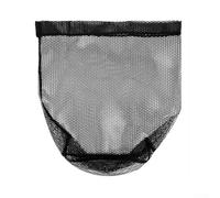 Trurovem Nylon Fishing Landing Net Replacement Mesh Bag 40cm to 50cm Diameter For Ten-Thread Weaving for Freshwater Saltwater Sea River Lake Boat Fishing Black(45cm)