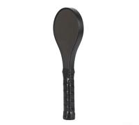 Trurovem Pickleball Training Paddle with Carbon Fiber Face for Sweet Spot Practice, Wood Handle Racket with Anti-Slip Grip to Improve Hitting Accuracy for Beginners(Black)