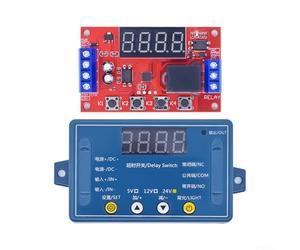 Trurovem Programmable Timer For Relay Module with Adjustable Delay 0.01s-9990m Cycle Timing Controller for Switch High Low Level Signal Water Valve Light Control(12V)
