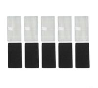 Trurovem Robot Vacuum Filter Replacement for Bluebot For Precision Plus, High Efficiency Particulate Filter Accessories, Sturdy Paper Media for Pets Kids, 5 Pack White