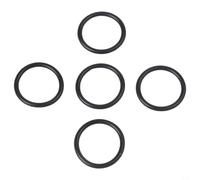 Trurovem Rubber O-Ring for Intex Pool Pump, 1-1/4 Inch Hose Seal Replacement Gasket for Filter Models C330, C530, C1000, 330 GPH Swimming Pool Parts, Black, 5 Pack(5pcs)