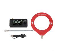 Trurovem SI4732 For Pocket with 1.9 Inch IPS Color Screen, 0.5- Full Band Receiver for AM FM SW LSB USB, 800mAh Battery, TYPE-Cs Charging, Portable Loop(C)