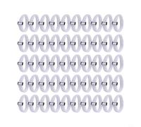 Trurovem Soccer Net Clips, Goal Net Straps with Hook and LOOPs for Holding Nets to Posts, Football Net Fasteners & Goal Post Ties for Training, Adjustable Attachment Straps, 50 Pack(50pcs)