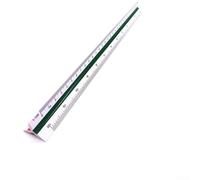Trurovem Triangular Scale Ruler 30cm Metric Graduated Plastic Rule with 6 Color Coded Sides for Architect Engineer Drafting Drawing and Measurement Tool For