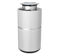 Trurovem Waterless Car Essential Oil Diffuser Metal Aromatherapy Atomizer 20ml Quiet Under 30dB for Auto Home Office Silver Gold Black(Silver)