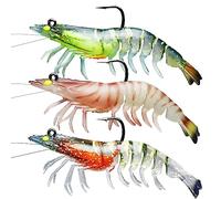 TRUSCEND Easy Catch Pre-Rigged Soft Fishing Lures, Super Durable TPE Swimbaits for More Bite, Well-Made Premium Fishing Gifts for Bass Pike Trout Perch, Saltwater Freshwater Baits Keep Separately