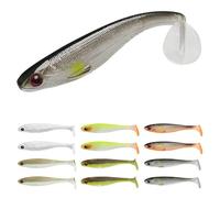 TRUSCEND Easy Catch Pre-Rigged Squid Lures, Unique Vibrating Swim Action and Trembly Sinking Move for More Bites, Amazing Swimbait for Family Fishing, Fishing Lures for Bass Trout Crappie Walleye