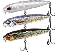 TRUSCEND Fishing Lures - Double Floating Rotating Tail Swimbaits Kit - Lifelike Teasers for Bass, Trout, Freshwater & Saltwater Fishing Gifts for Men