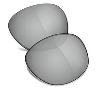 TRUSHELL Polarized Replacement Lenses for Oakley Pitchman R Sunglass Silver Mirror - Polarized