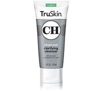 TruSkin Charcoal Face Wash, Anti Aging Facial Cleanser with Activated Coconut Charcoal, Reishi and Astragalus Root for Men and Women, 4 fl oz